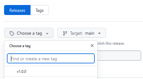 Choose a tag